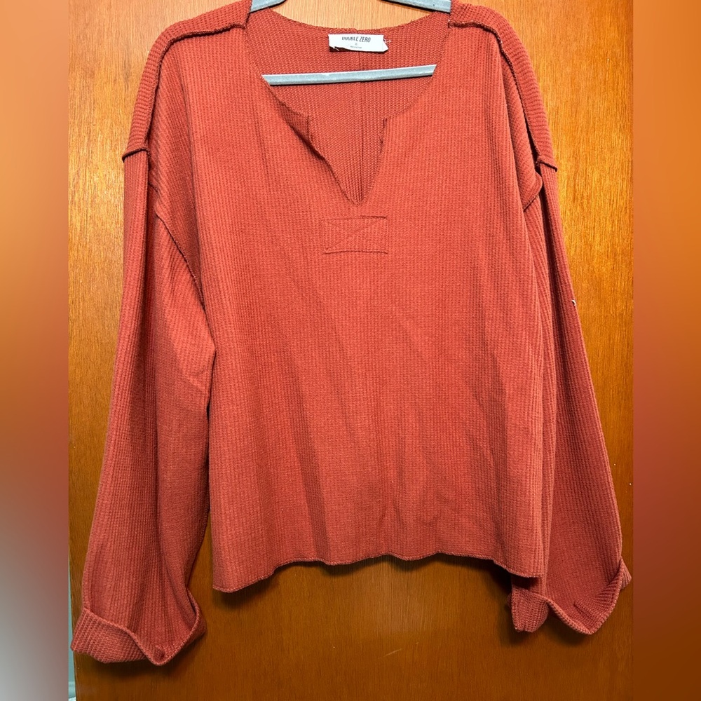 Orange sweater